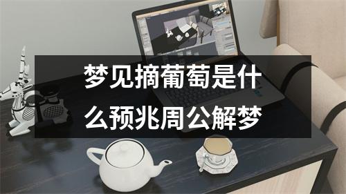 梦见摘葡萄是什么预兆周公解梦