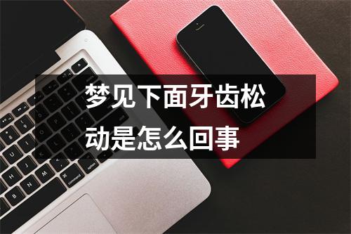 梦见下面牙齿松动是怎么回事