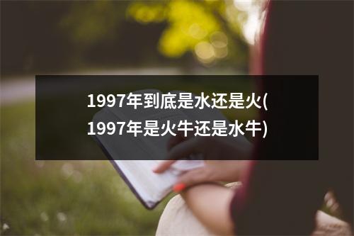 1997年到底是水还是火(1997年是火牛还是水牛)