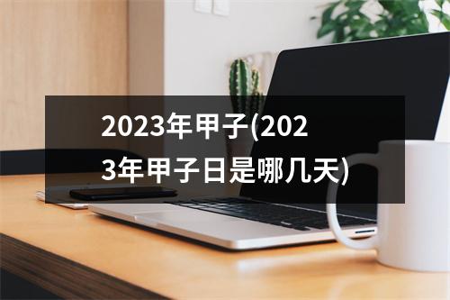 2023年甲子(2023年甲子日是哪几天)