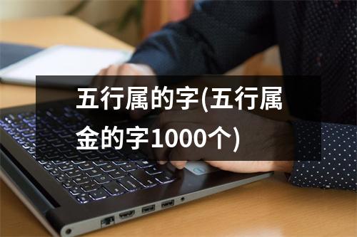 五行属的字(五行属金的字1000个)