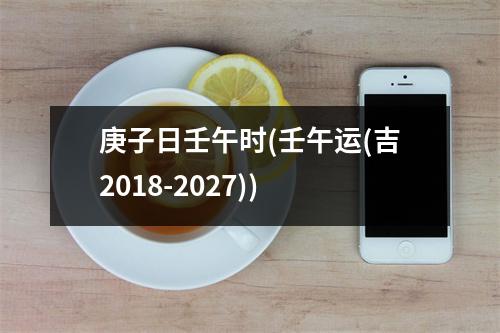 庚子日壬午时(壬午运(吉2018-2027))