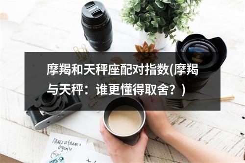 摩羯和天秤座配对指数(摩羯与天秤：谁更懂得取舍？)