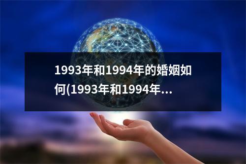 1993年和1994年的婚姻如何(1993年和1994年的婚姻：一段爱情的破与立)