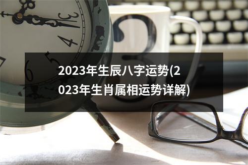 2023年生辰八字运势(2023年生肖属相运势详解)