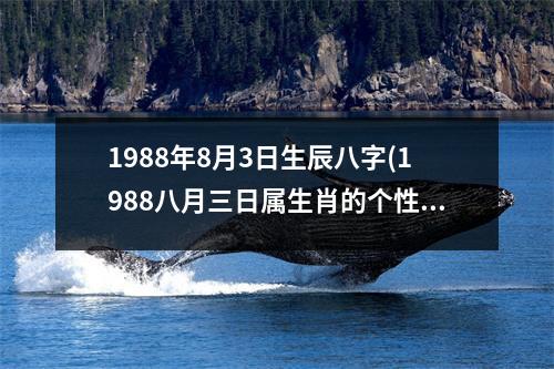 1988年8月3日生辰八字(1988八月三日属生肖的个性特点及命运解析)