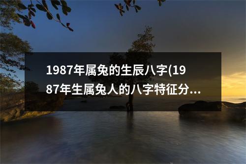 1987年属兔的生辰八字(1987年生属兔人的八字特征分析及运程解读)