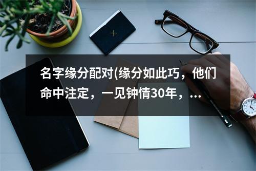 名字缘分配对(缘分如此巧，他们命中注定，一见钟情30年，永不分离。)