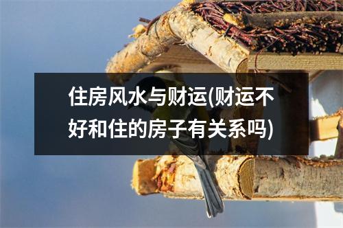 住房风水与财运(财运不好和住的房子有关系吗)