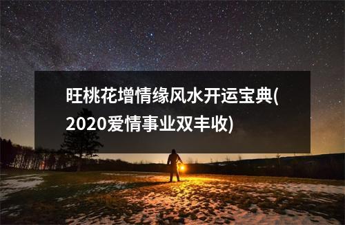 旺桃花增情缘风水开运宝典(2020爱情事业双丰收)