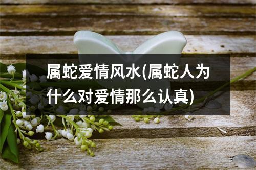 属蛇爱情风水(属蛇人为什么对爱情那么认真)