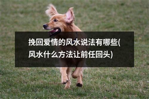 挽回爱情的风水说法有哪些(风水什么方法让前任回头)