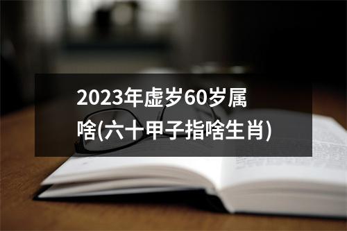 2023年虚岁60岁属啥(六十甲子指啥生肖)