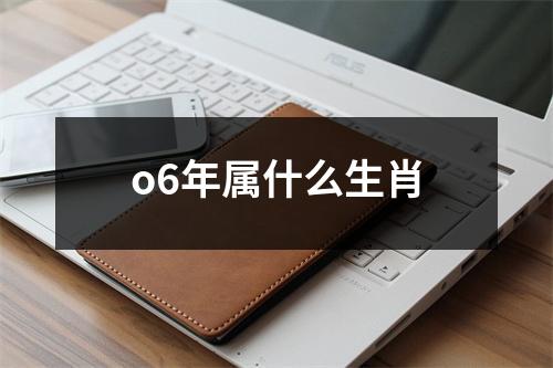 o6年属什么生肖