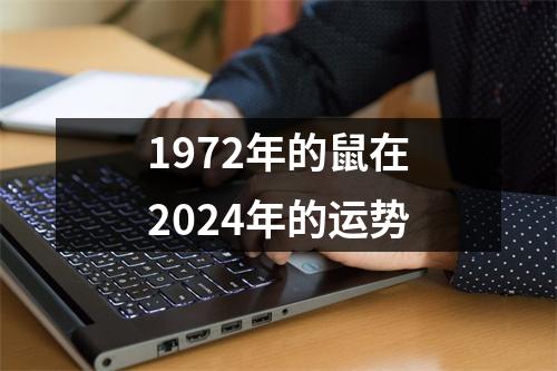 1972年的鼠在2024年的运势