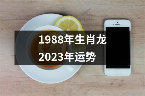 1988年生肖龙2023年运势