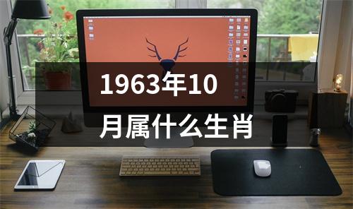 1963年10月属什么生肖