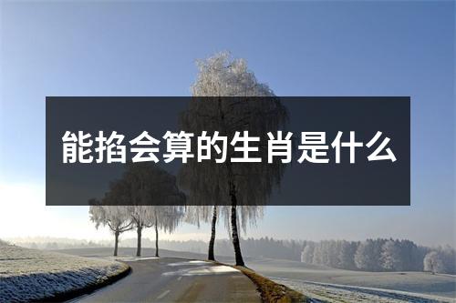 能掐会算的生肖是什么