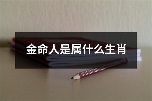 金命人是属什么生肖