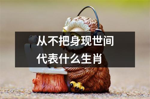 从不把身现世间代表什么生肖