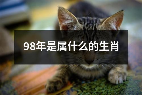 98年是属什么的生肖