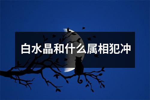 白水晶和什么属相犯冲