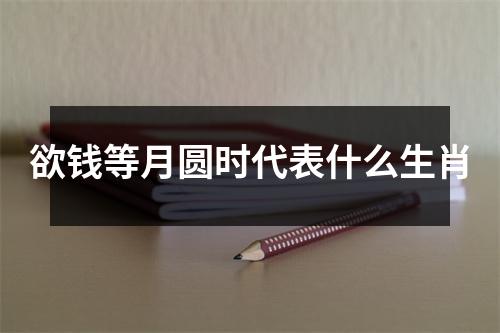 欲钱等月圆时代表什么生肖