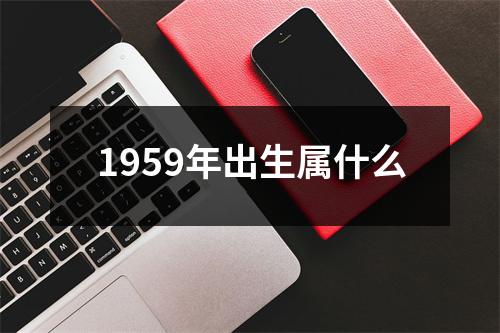 1959年出生属什么