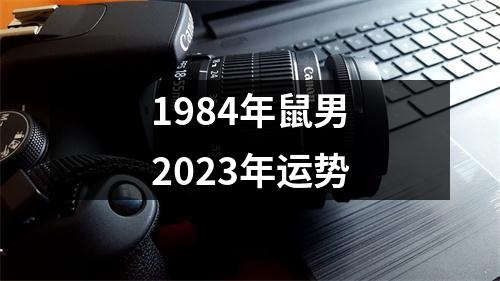 1984年鼠男2023年运势