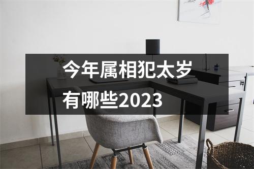 今年属相犯太岁有哪些2023