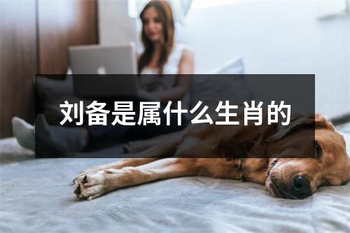 刘备是属什么生肖的