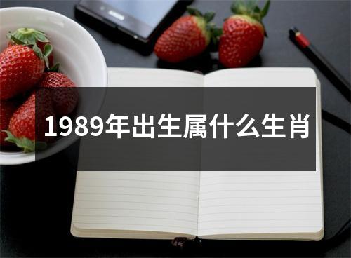 1989年出生属什么生肖