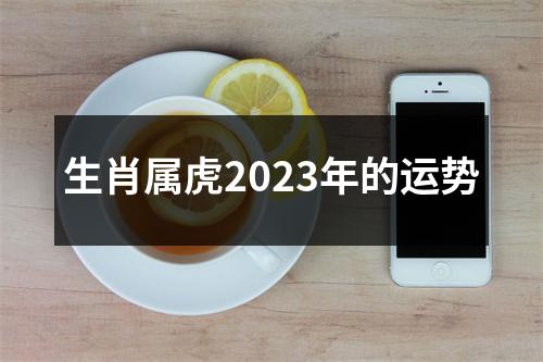 生肖属虎2023年的运势