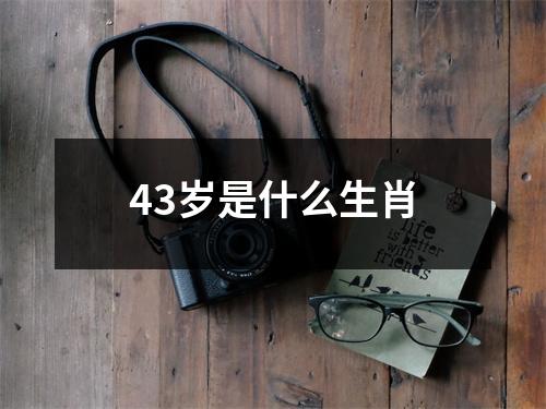 43岁是什么生肖