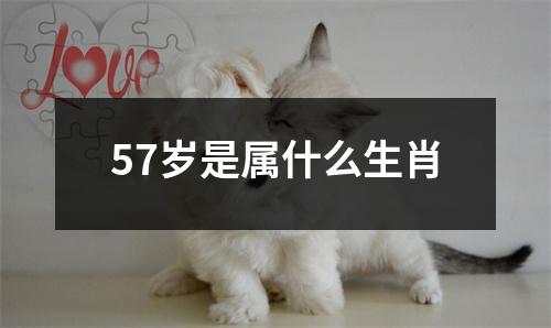 57岁是属什么生肖