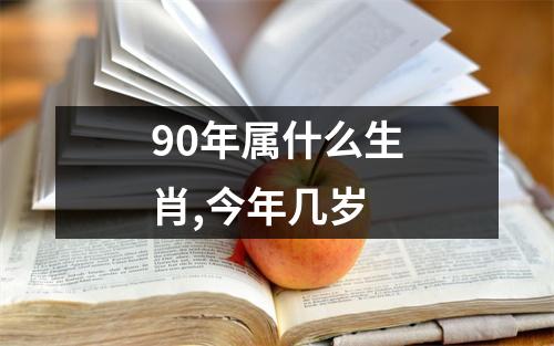 90年属什么生肖,今年几岁