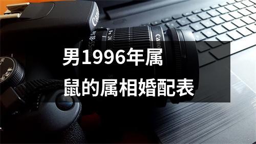 男1996年属鼠的属相婚配表