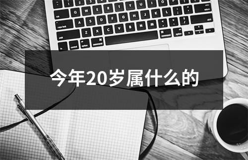 今年20岁属什么的