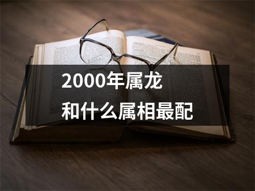 2000年属龙和什么属相最配