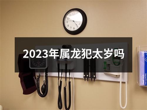 2023年属龙犯太岁吗