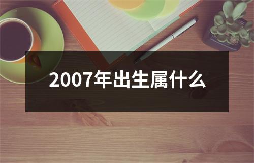 2007年出生属什么