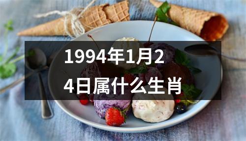 1994年1月24日属什么生肖