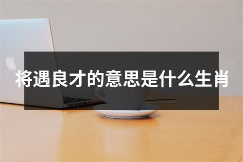 将遇良才的意思是什么生肖