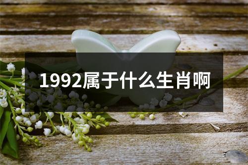 1992属于什么生肖啊