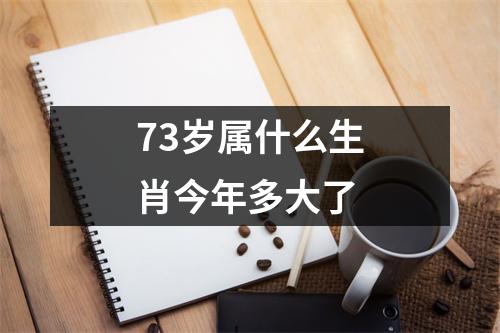 73岁属什么生肖今年多大了