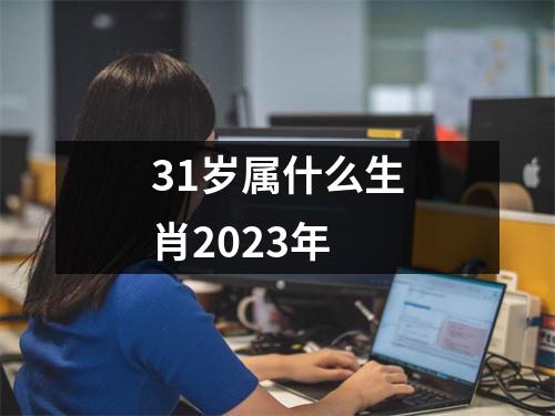 31岁属什么生肖2023年