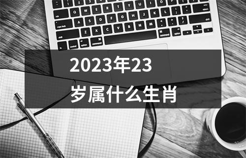 2023年23岁属什么生肖