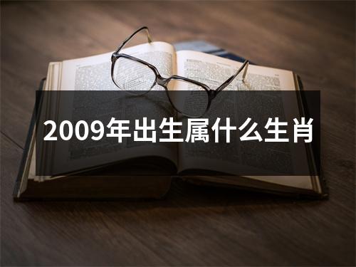 2009年出生属什么生肖