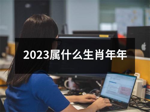 2023属什么生肖年年