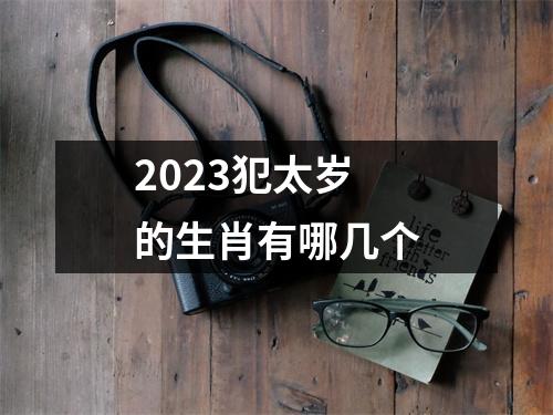 2023犯太岁的生肖有哪几个